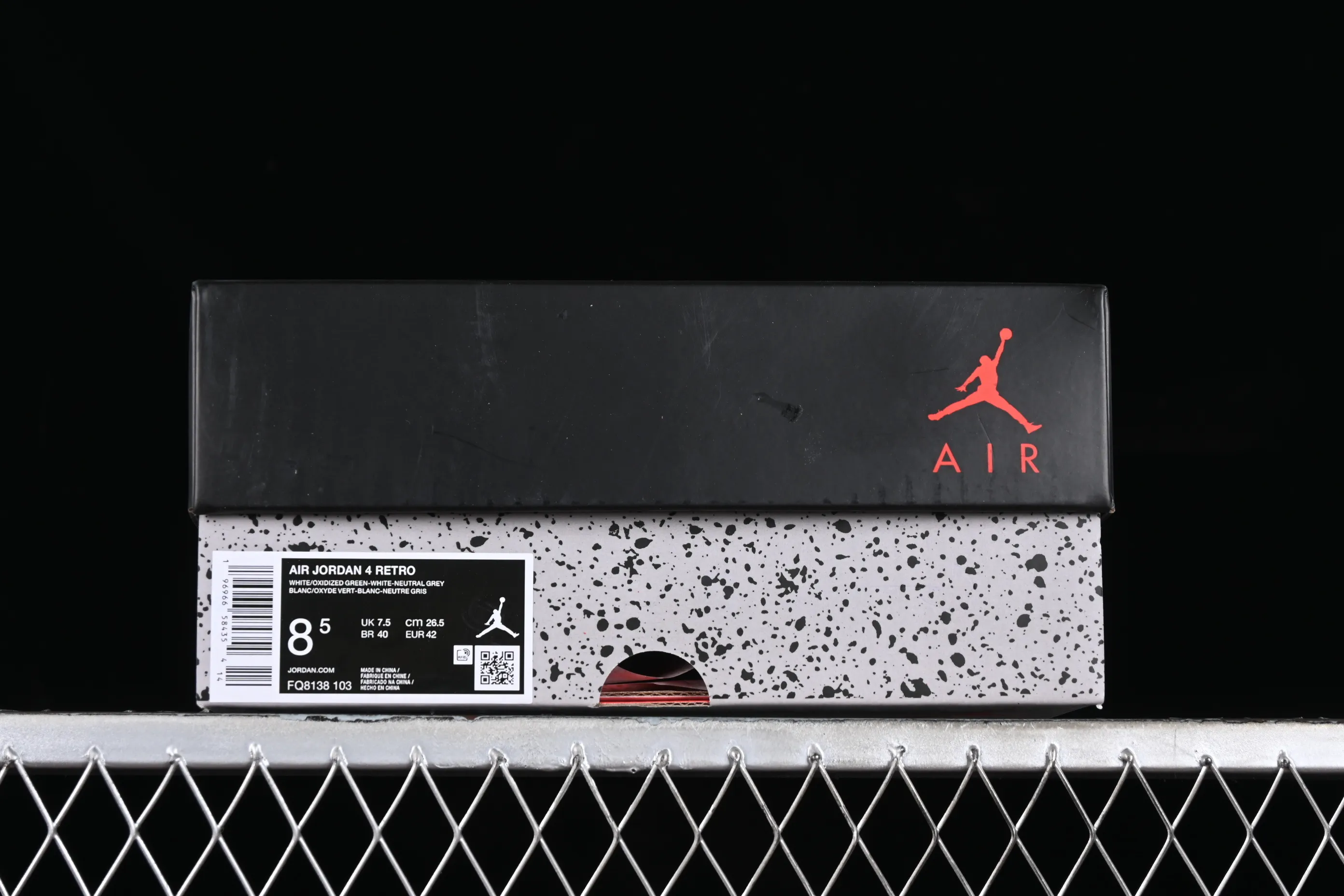 All categories Air Jordan Jordan series basketball shoes Air Jordan 4 P version Air Jordan 4 Retro "Oxidized Green" AJ4 Joe 4 white green FQ8138-103